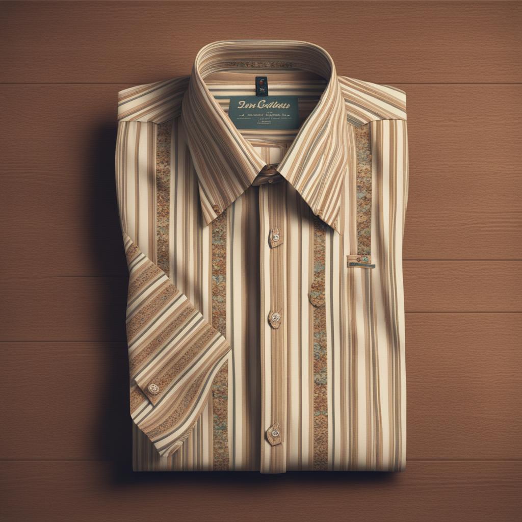 Striped Button-Down Shirt