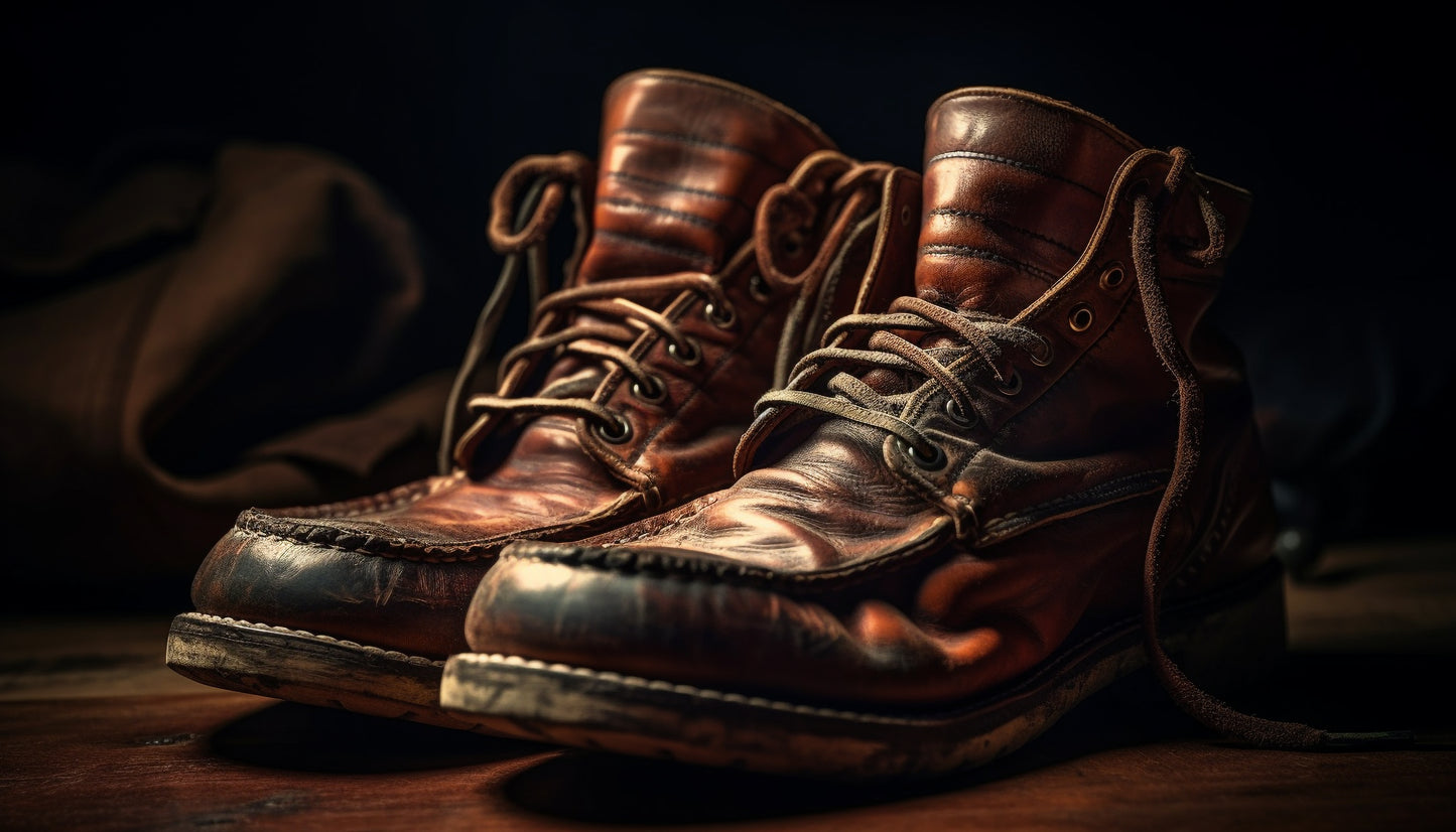 Retro Leather Boots