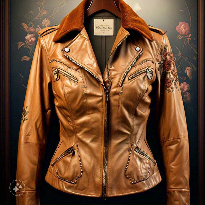 Women's Retro Leather Jacket