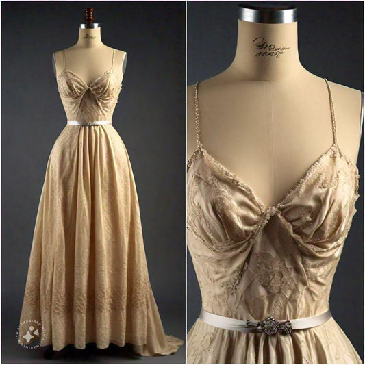 Women's Lace Fit-and-Flare Dress