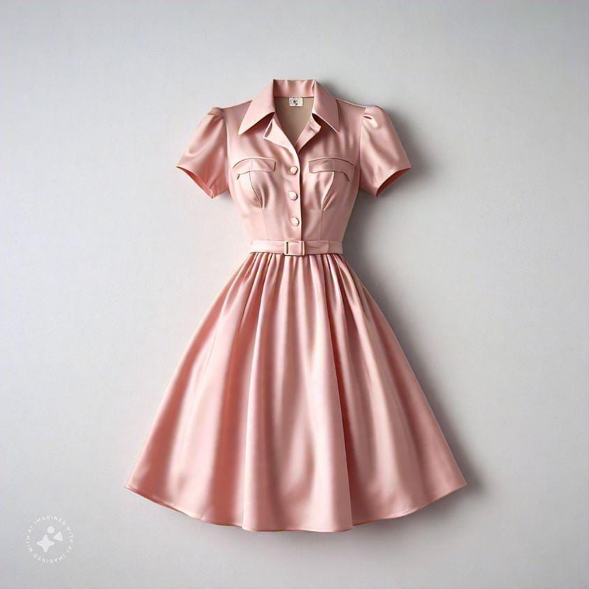 Women's Retro Shirtwaist Dress