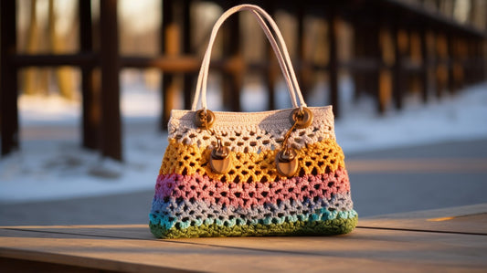 Colorful Knitted Bags